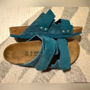Birkenstock Uji Nubuck-Suede Leather Sandal Size 38 Medium/Narrow